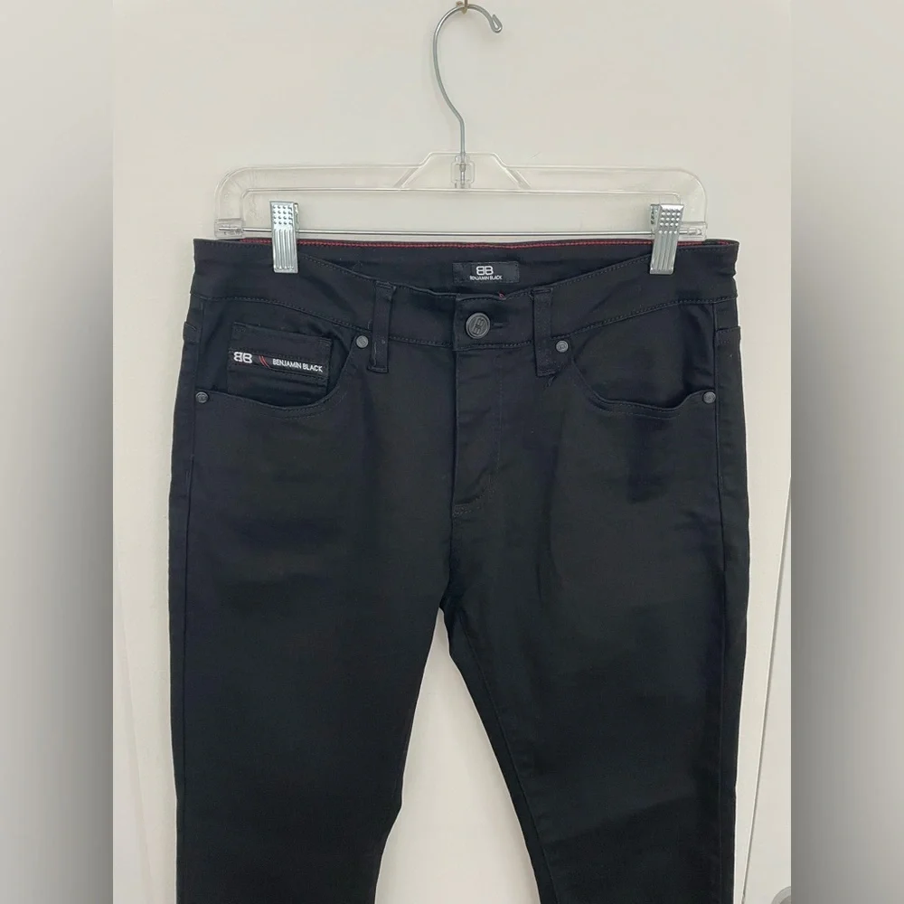 NWOT Benjamin Black Sleek Black Men’s Skinny Jeans 30x32